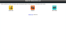 Tablet Screenshot of deadontacticalarms.com